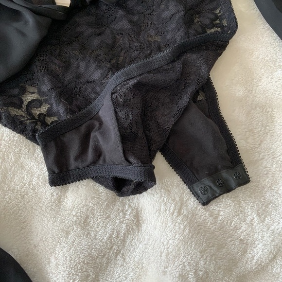 𝅺NWT We Are Hot As Hell Mama Jenn Chiffon Bodysuit - Picture 7 of 8